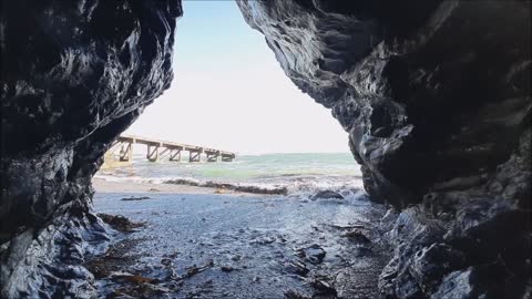 cave view ocean