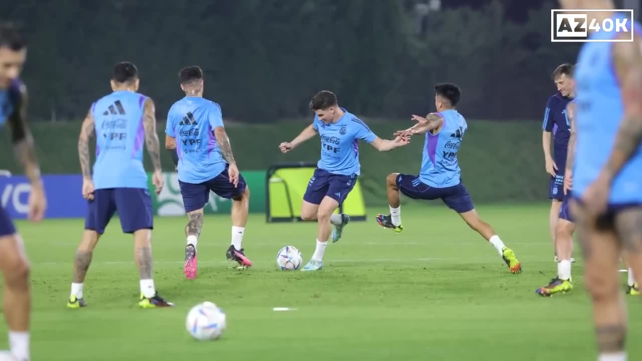 Messi Leads Argentina Training at Qatar University Ahead of World Cup Quarter-Finals vs Netherlands