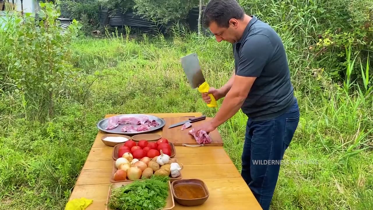 HOW TO COOK RABBIT IN THE WILDERNESS | BEST RABBIT COOKING RECIPE BY JUNGLE CHEF