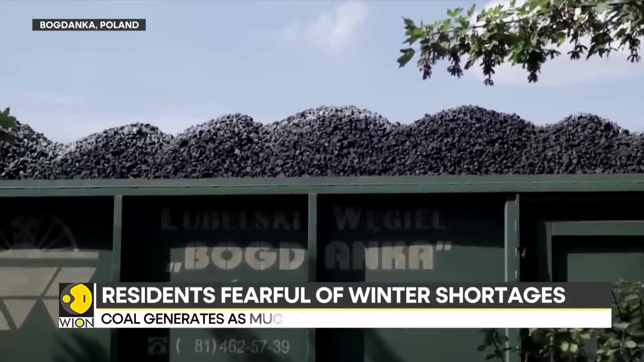 Poland: People line up at coal mine, fearful of winter shortages