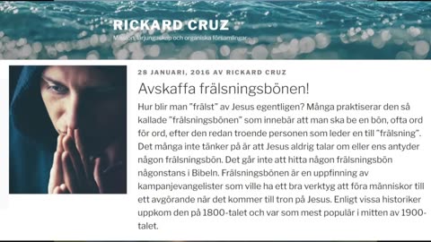 Fritjof: Frälsningen?