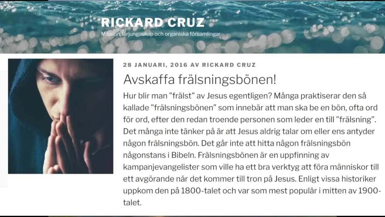 Fritjof: Frälsningen?