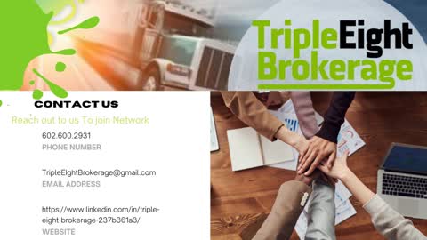 Triple Eight Brokerage Freight B2B Comms