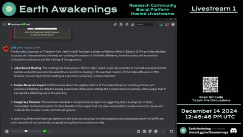 Earth Awakenings - Livestream 1 - #2052