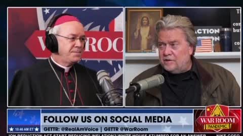 WAR ROOM Steve Bannon with Bishop Anthanasius Schneider part 1