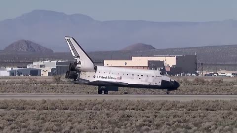 This is how the Space Shuttle landed after being in Space