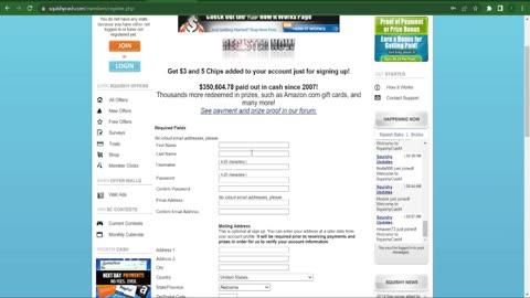 Earn $55.00 Just Clicking Boxes!! (Make Money Online)