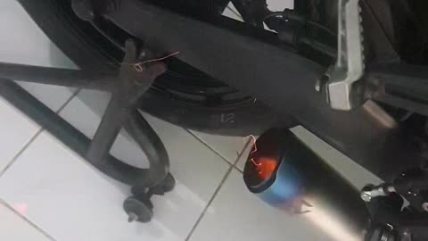 fire came out of zx25r muffler | travel preparations