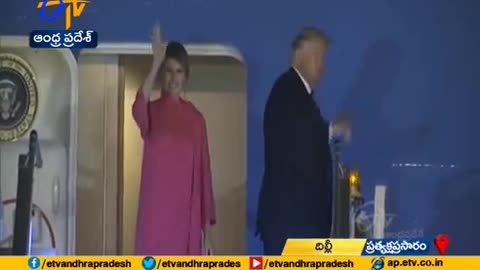 Donald Trump along with his wife Melania