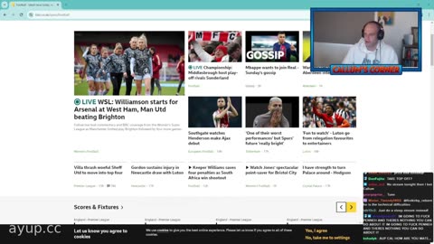 ayupcc - Callum's Corner - 04/02/24 - Calm Football Chat VR P