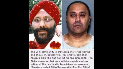 Florida SIKH Criminal forced to cut hair in JAIL