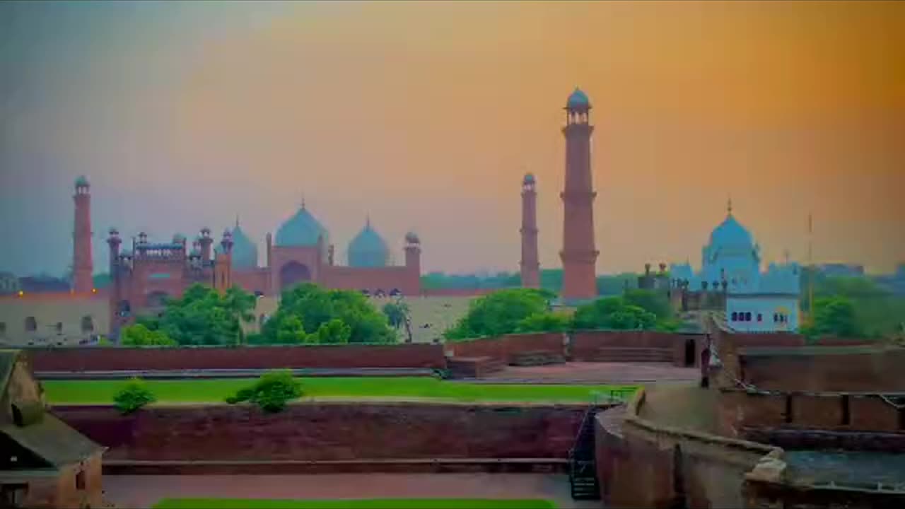 Beautiful scene in Lahore Pakistan.