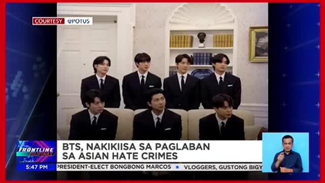 BTS, nakipag-meet kayU.S. Pres. Joe Biden saWhite House