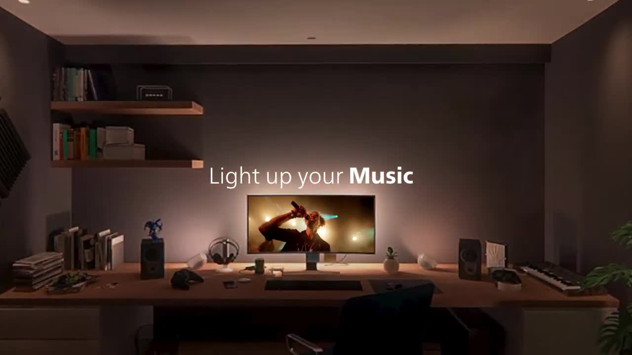 Philips Hue - Tingkatkan pencahayaan di area hiburan Anda!