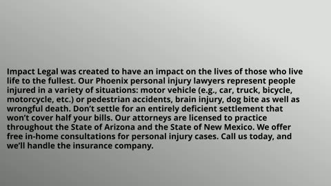 Phoenix personal injury lawyer