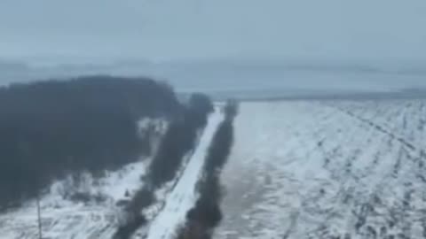 Insane Detonation of Russian Truck Carrying Munitions