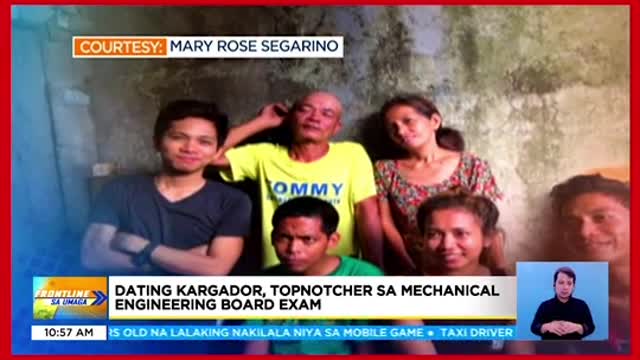 Dating kargador,topnotcher sa MechanicalEngineering LicensureExam