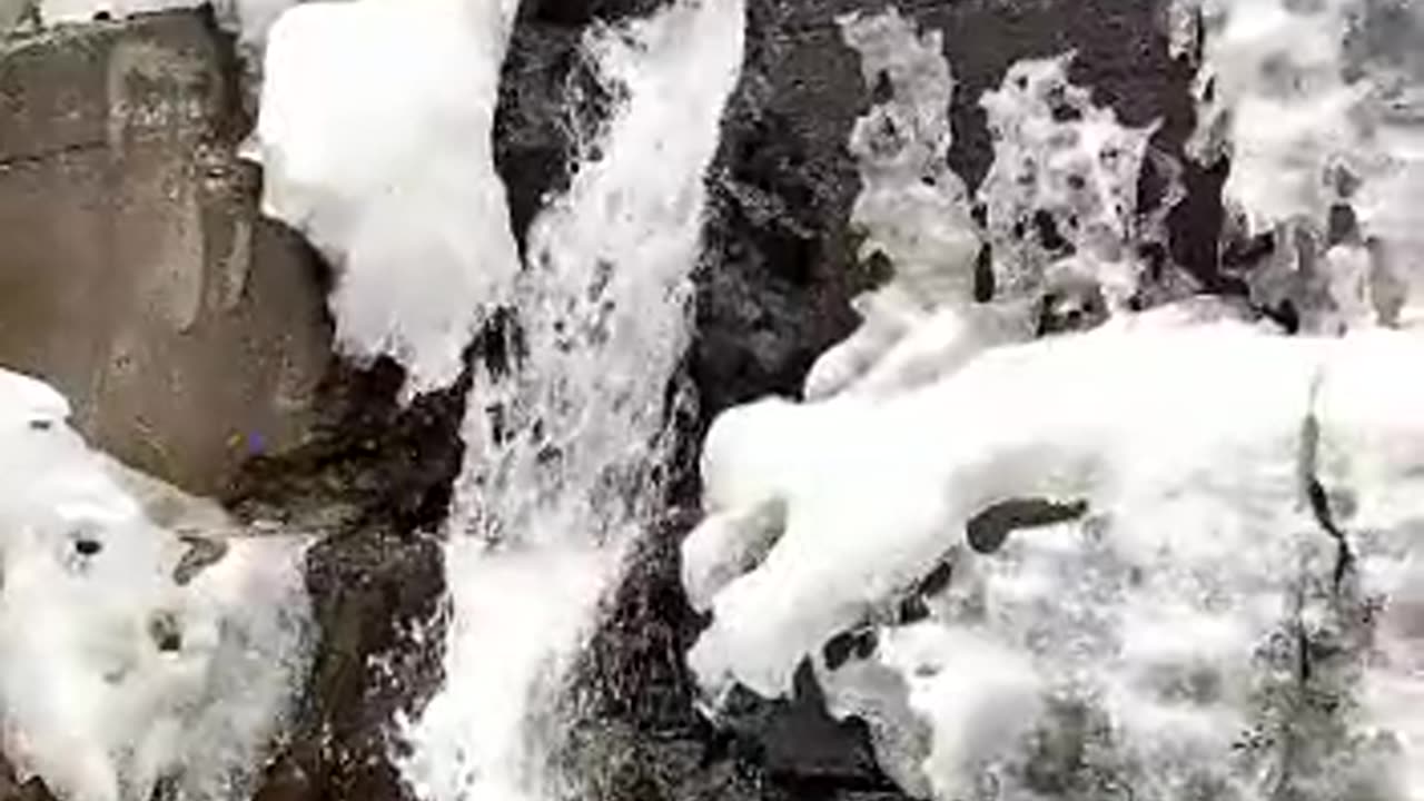 Winter Wonderland: SWAT VALLEY Snowfall, Waterfall, and a Cozy Cup of Tea"