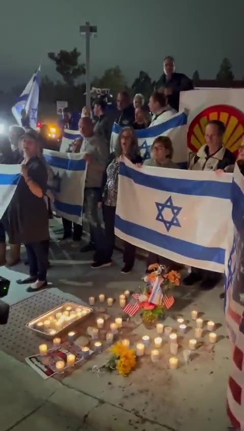 Candle Light Vigil At The Corner Where Paul Kessler Was Murdered