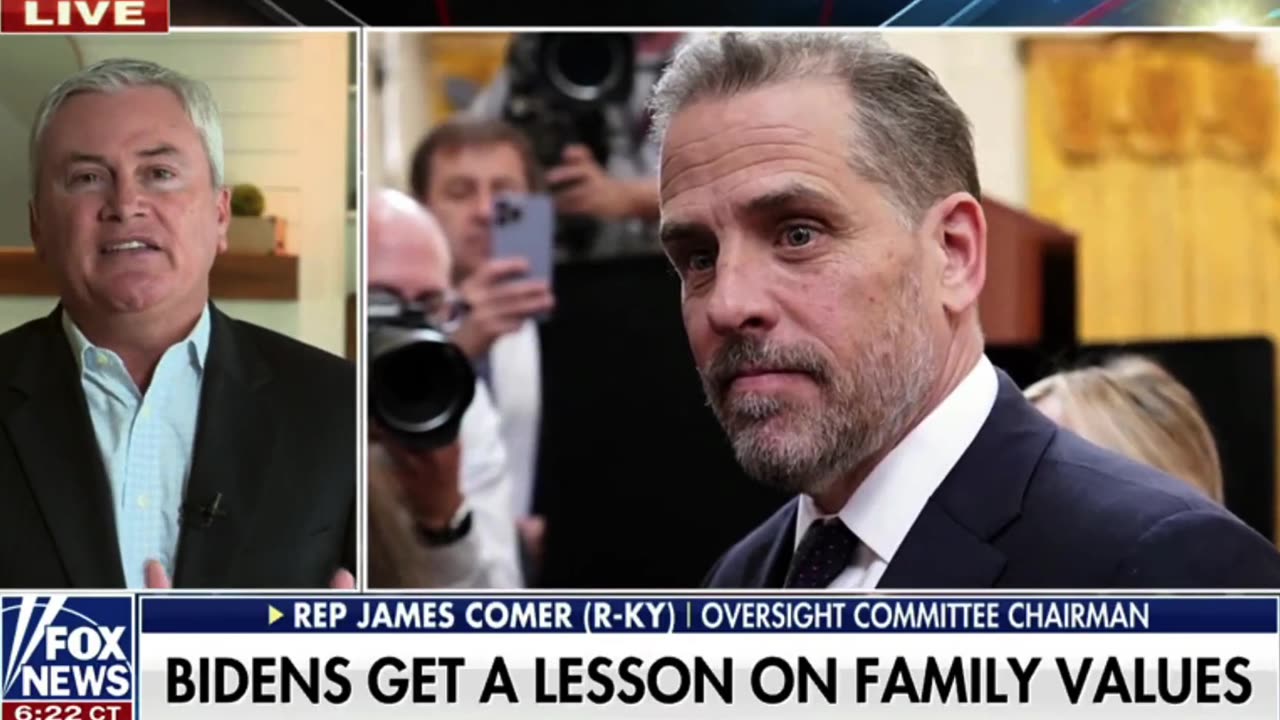 James Comer Slams Biden's 'Family Values'