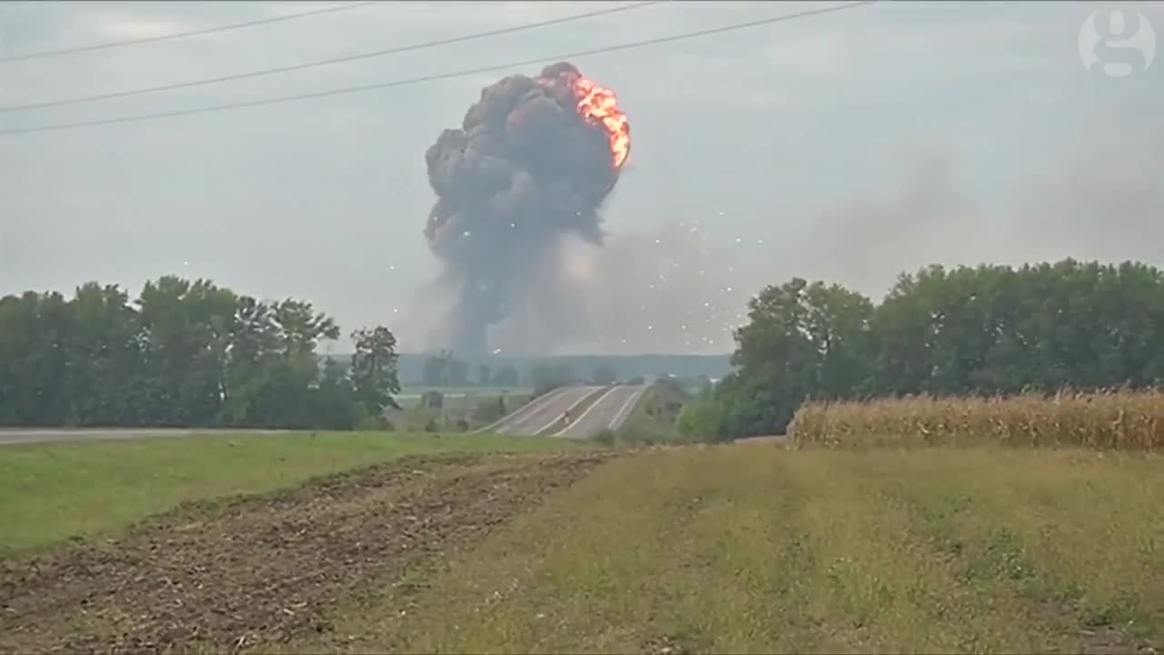 ALERT Massive explosion at Ukrainian military ammunitions depot