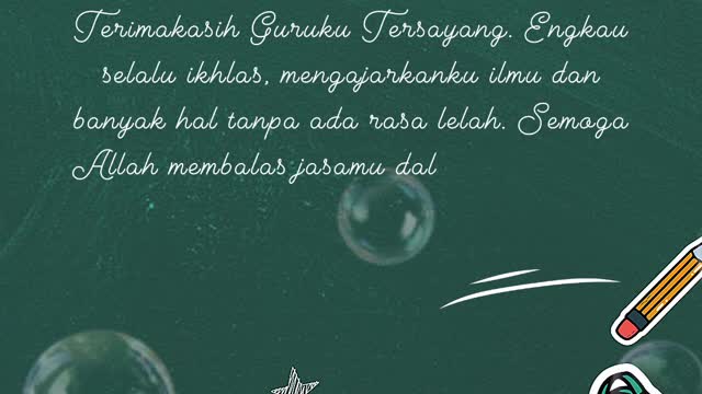 Selamat Hari Guru Nasional 2022