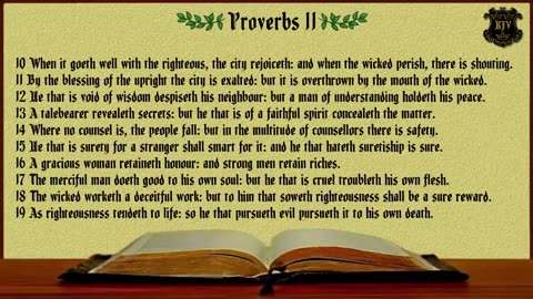 (20) - Proverbs (KJV) Dramatized With Words