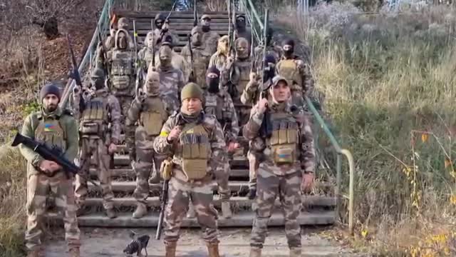 Members of Ukrainian Forces' "Turan Battalion" released a new video recently