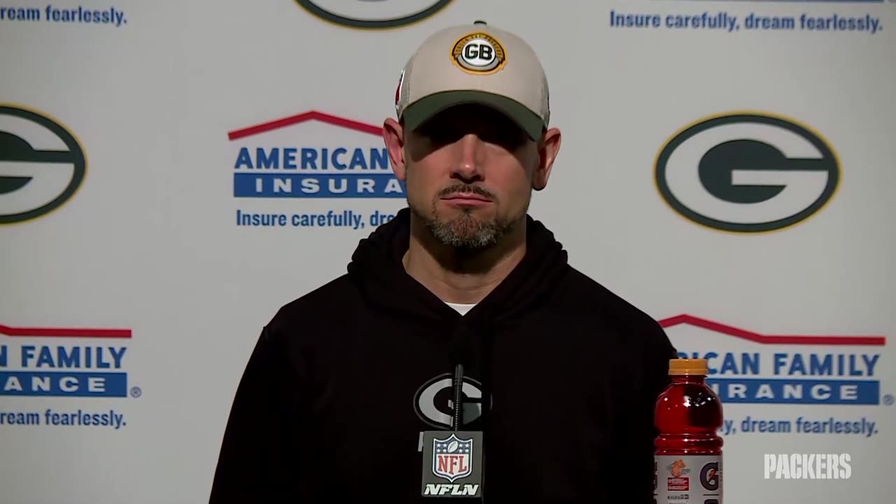 Matt LaFleur proud of team's ability to face adversity | Green Bay Packers