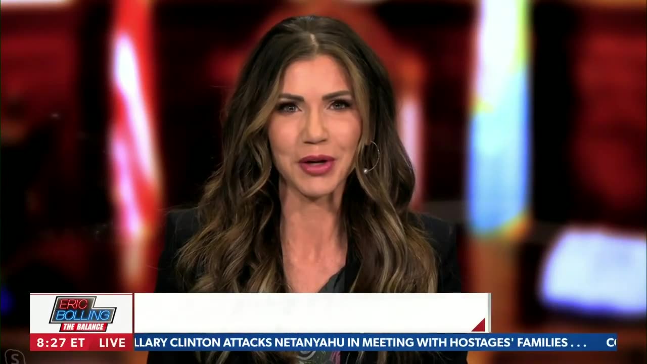 Kristi noem mewsmax interview 12/21/2023