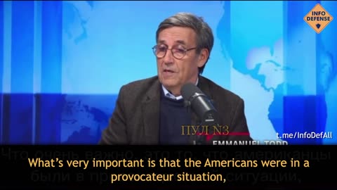 French historian:" The U.S. provoked the actions of Putin"