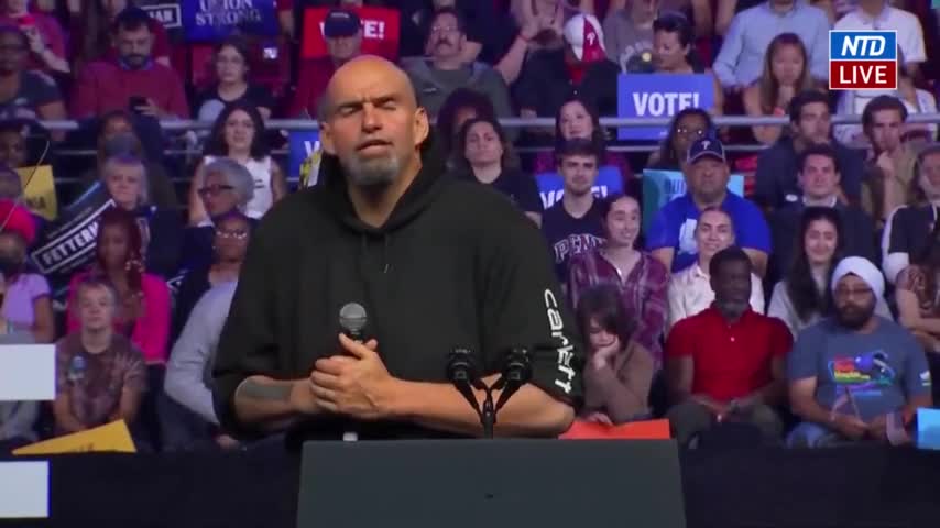 Fetterman's Audience Has Second Thoughts Why They Showed up in the First Place