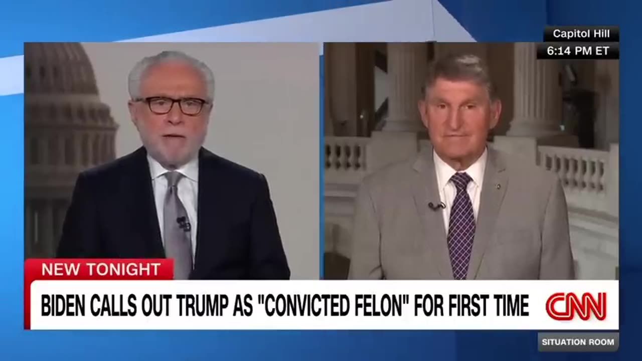 Sen. Manchin reacts to Trump’s criminal conviction CNN