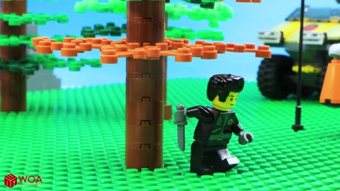 Lego City Prison Break: Secret Escape Tunnel | Lego Stop Motion LEGO Land