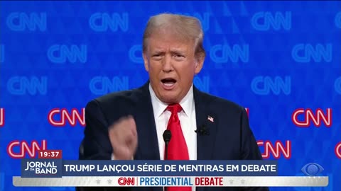Debate nos EUA tem atuação desastrosa de Biden e fake news de Trump | Jornal da Band