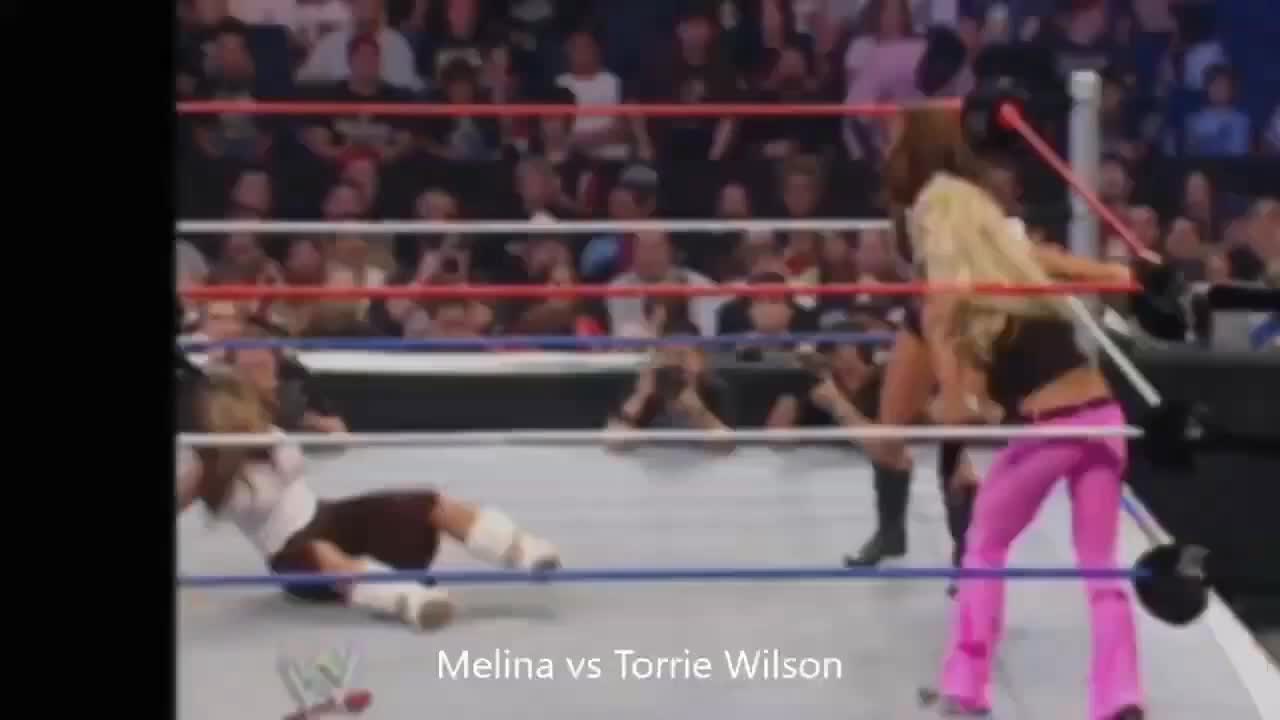 Melina Vs Torrie Wilson Fight