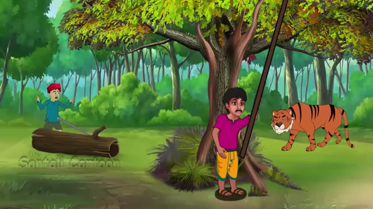 New santali cartoon video