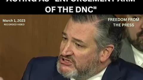Thank Goodness for Senator Cruz Speaking Out...Now Do Something about it!