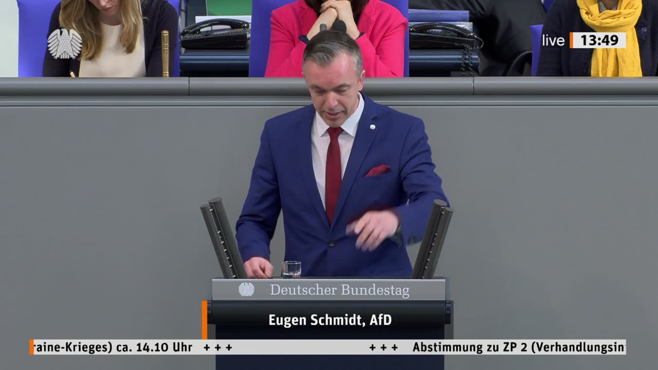 Eugen Schmidt Rede vom 02.03.2023 - Verhandlungsinitiative zur Beendigung des Ukraine- Krieges