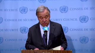 'We need de-escalation now': UN Chief