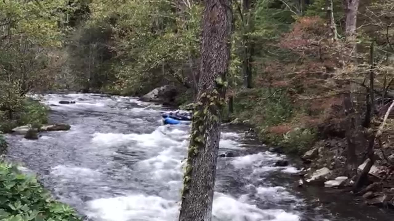 Whitewater on the nantahala river, n.c.