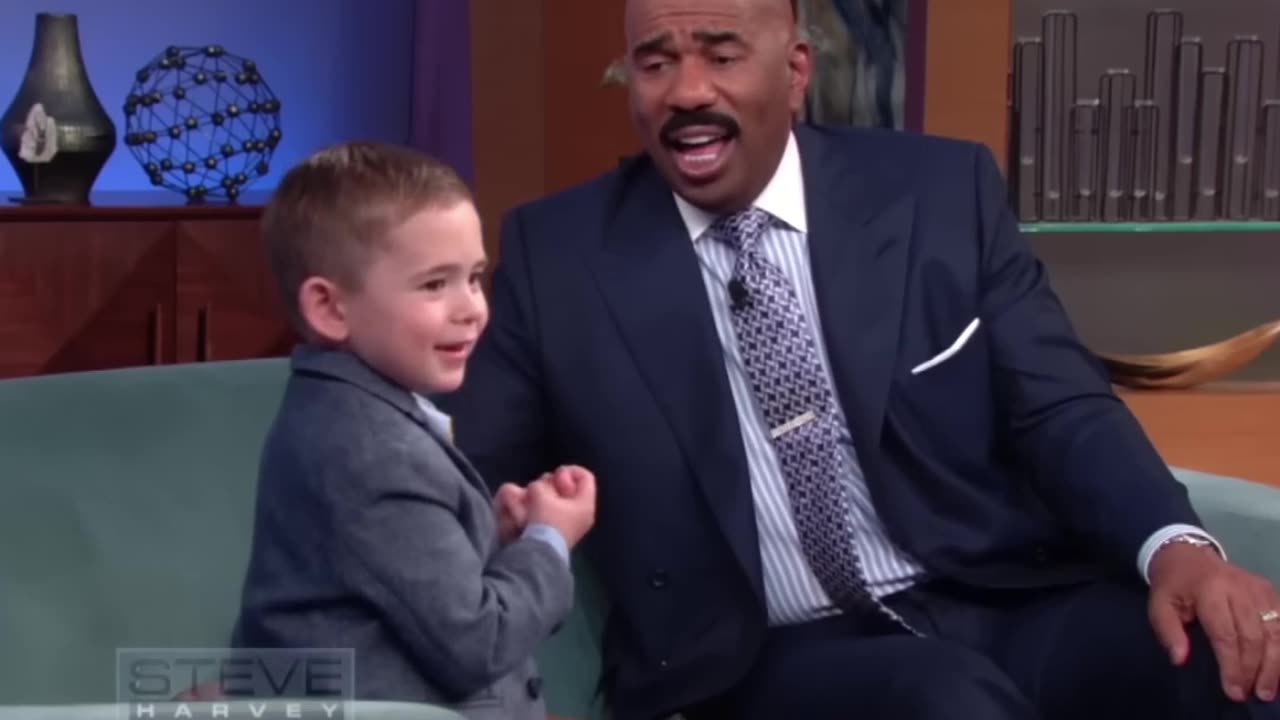 A 4 year old boy talking about 3