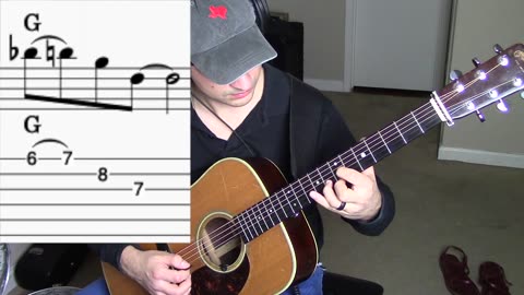 Flatpicking Simple blues riffs