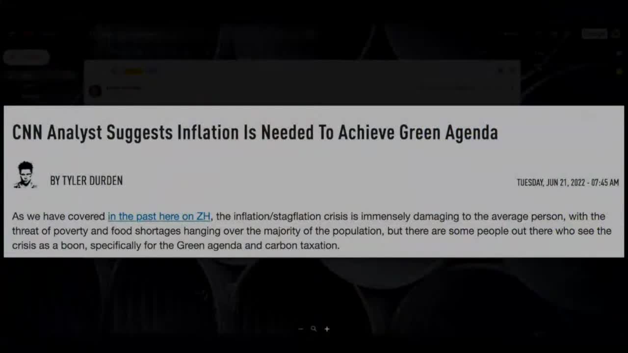 Suffering & Starving For An Imagined Green Utopia?