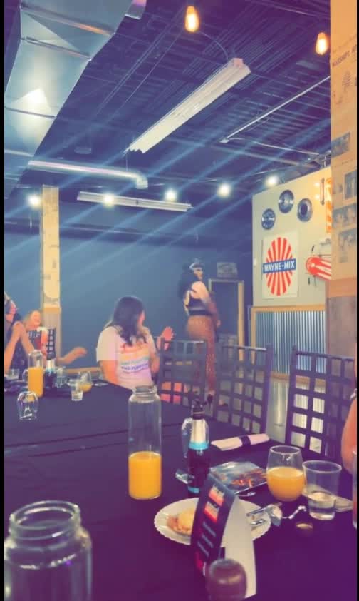 Disney drag brunch scene