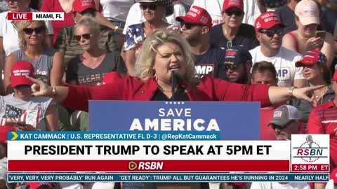 Kat Cammack Speech: Save America Rally in Miami, FL - 11/6/22