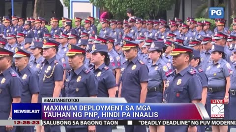 Maximum deployment sa mga tauhan ng PNP, hindi pa inaalis