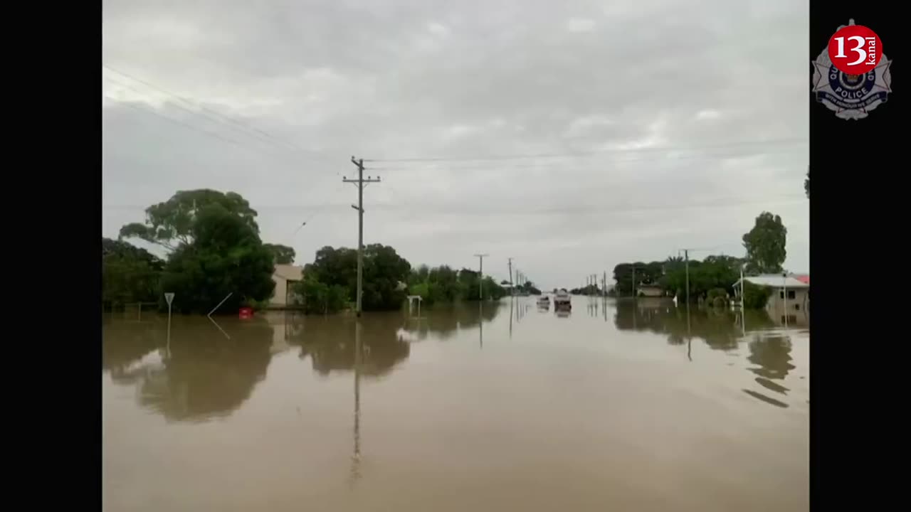 Residents evacuated as record-breaking flood engulfs Australian town