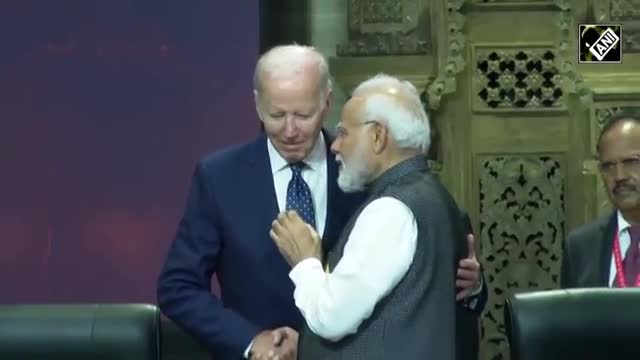 Mr.modi & mr.biden moment