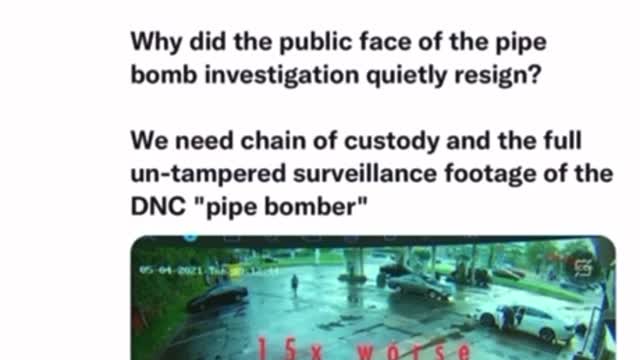 FBI Releases Impossible 1 FPS Video of the DC “Pipe Bomber”- Impeach Merrick Garland